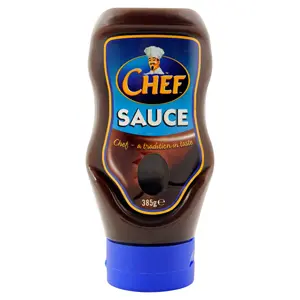 Chef brown sauce case 12 bottles